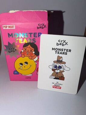 POP MART CryBaby Monsters Tears “Mr Invisible” figure